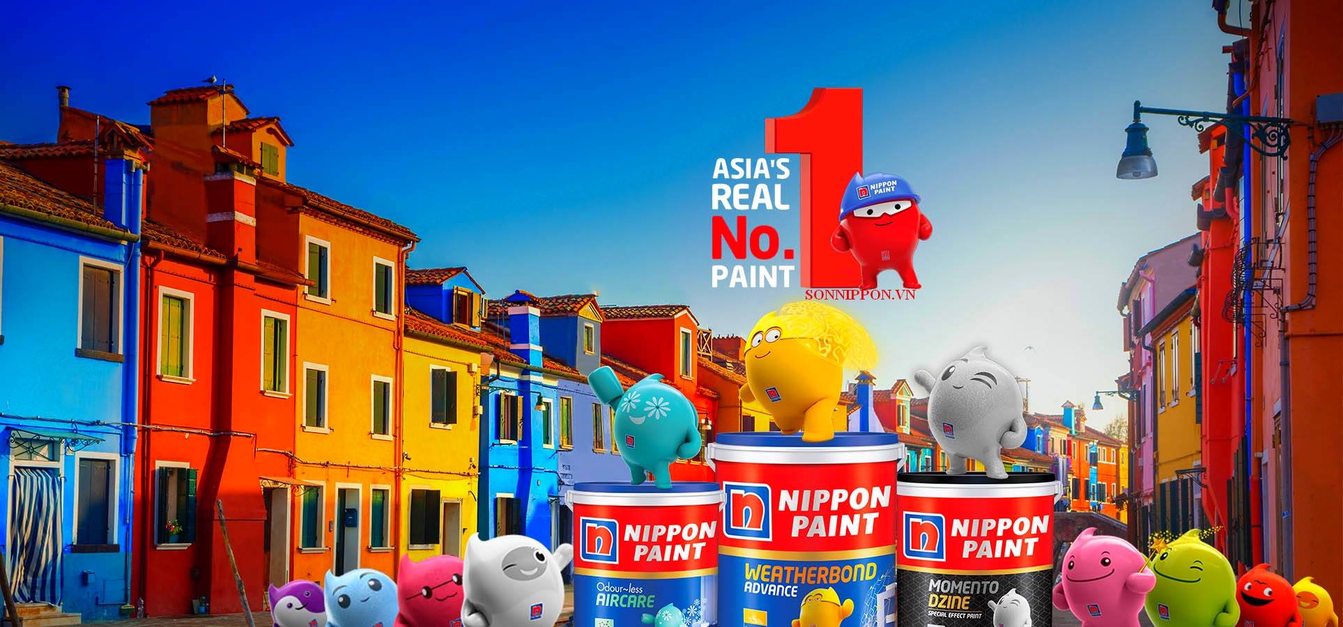 Bảng màu sắc đại lý sơn nippon tại nghệ an đa dạng và phong phú nhất