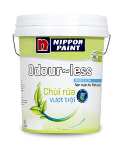 Sơn Nippon Nội Thất Cao Cấp Chùi Rửa Vượt Trội Odour Less Gren-Clean