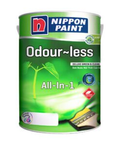 Sơn Nippon Nội Thất Cao Cấp Odour Less Deluxe Green Clean All In 1