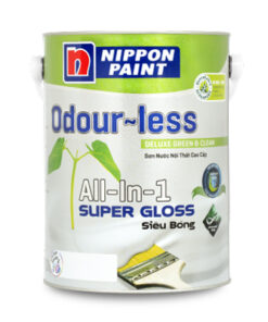 Sơn Nippon Nội Thất Cao Cấp Siêu Bóng Odour Less Deluxe Green Clean All In 1 Supper Gloss